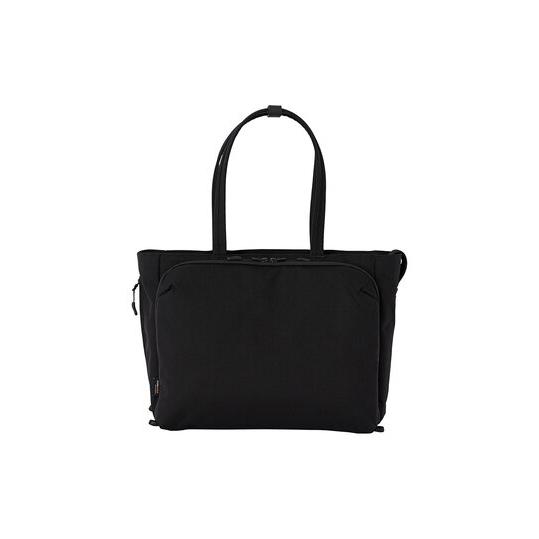 AOYAMA 【洋服の青山】ブラック系 アコーディオントートバッグ【A4