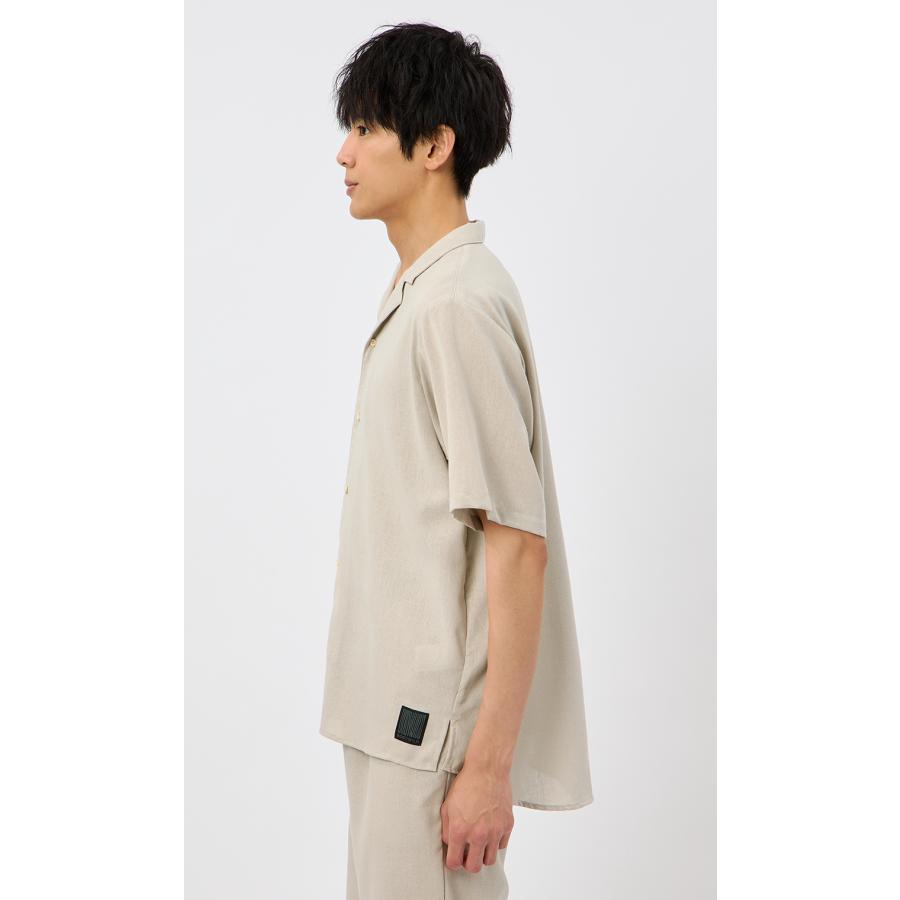 AOYAMA 【洋服の青山】BODYWILD×AWEAR ライトリネン オープンカラー