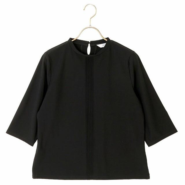 AOYAMA 【洋服の青山】レディース 濃染 フォーマル ブラウス 7分袖