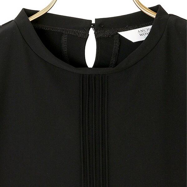 AOYAMA 【洋服の青山】レディース 濃染 フォーマル ブラウス 7分袖