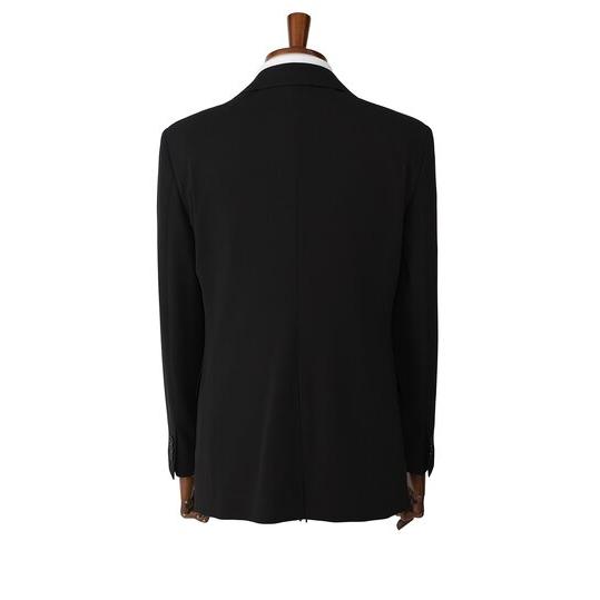 【洋服の青山】YA/A/AB/BE体 アジャスター スリーシーズン ブラック 黒 シングル スタンダード フォーマルスーツ 礼服 喪服 ブラックフォーマル 大きいサイズの画像