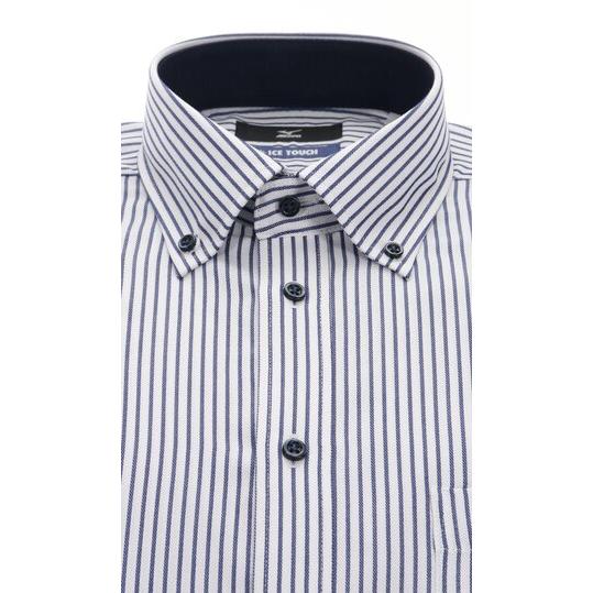 AOYAMA 【洋服の青山】ミズノ ワイシャツ 半袖 メンズ 盛夏用