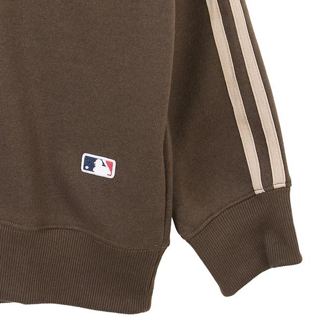 AOYAMA 【洋服の青山】MLB 裏起毛肩ラインクルートレーナー 長袖
