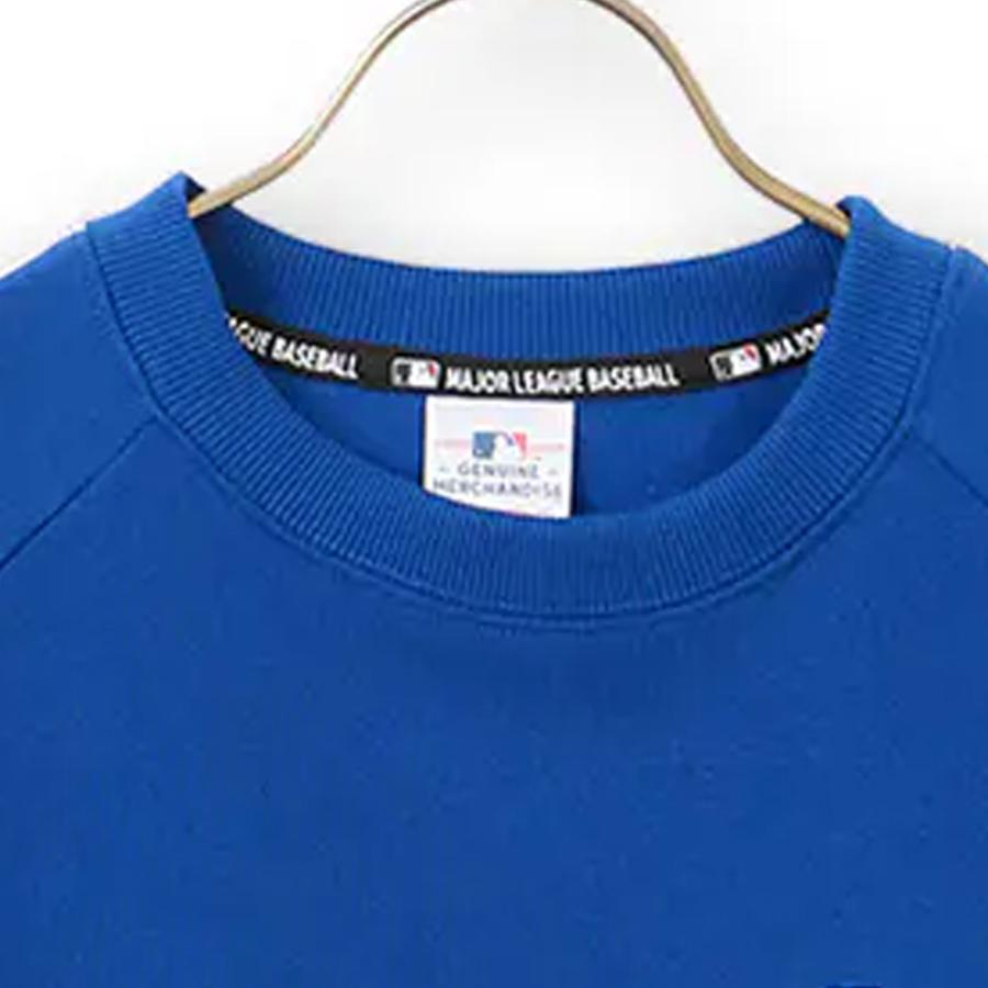 AOYAMA 【洋服の青山】MLB 裏起毛肩ラインクルートレーナー 長袖