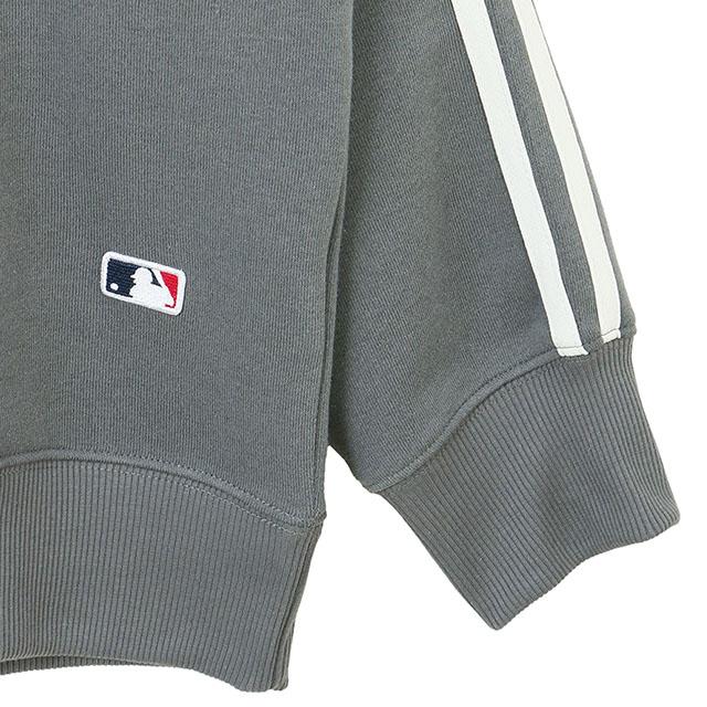AOYAMA 【洋服の青山】MLB 裏起毛肩ラインクルートレーナー 長袖