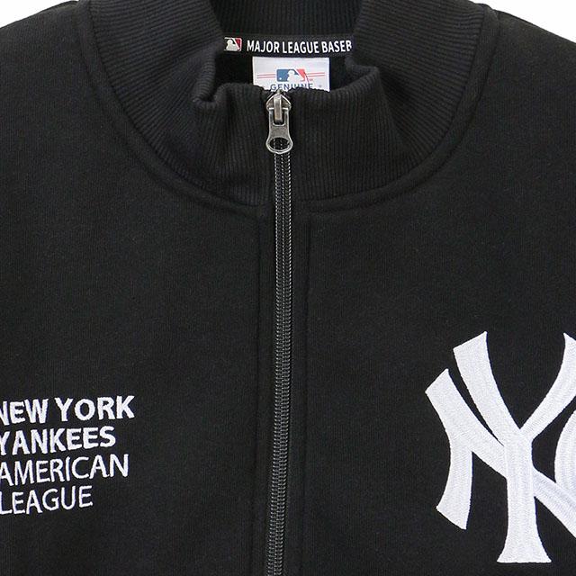 AOYAMA 【洋服の青山】MLB 裏起毛刺繍フルジップ 長袖 メンズ 秋冬