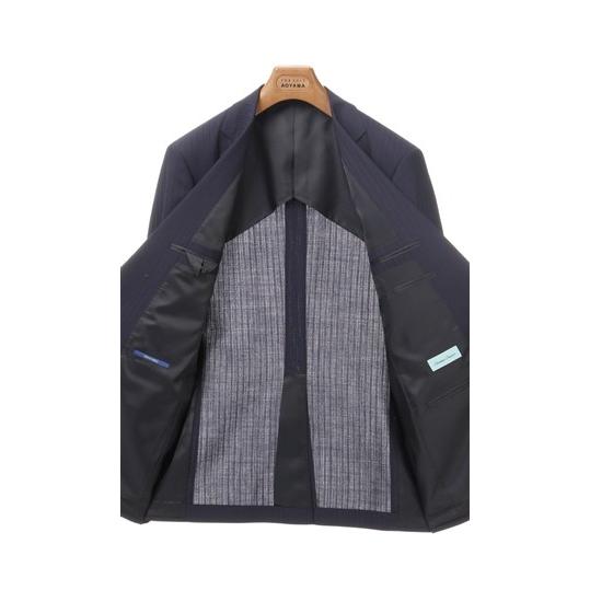 クリスチャンオラーニ　スーツ　セットアップ　新品　2パンツ　ネイビー　春夏背抜き AOYAMA 春夏用 ネイビー系 スタンダードスーツ【ツーパンツ
