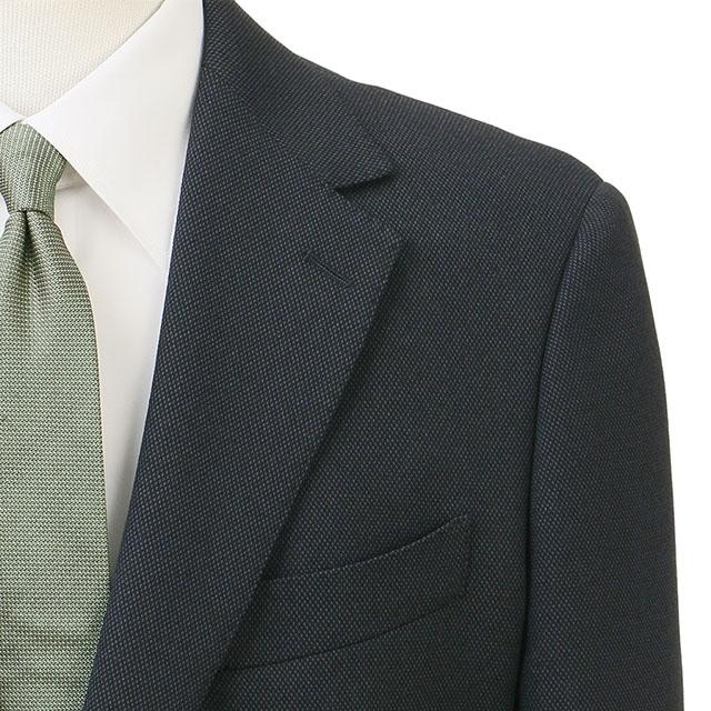 【洋服の青山】温度調節 ツーパンツ スーツ メンズ スリム 春夏秋冬 ネイビー 紺 無地 背抜き ワンタック 洗える すぐ乾く 動きやすい ストレッチ 消臭 2パンツの画像