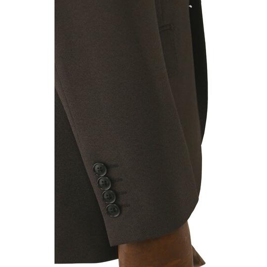 【洋服の青山】ツーパンツ CONTROLα 温度調節 スーツ メンズ スリム 春夏秋冬 ブラウン 茶色 2パンツ 大きいサイズ ワンタック 洗える ストレッチ 動きやすいの画像