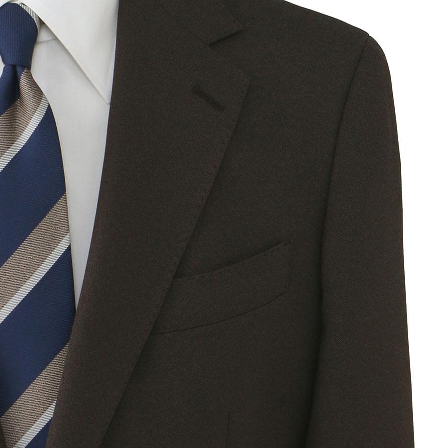 【洋服の青山】ツーパンツ CONTROLα 温度調節 スーツ メンズ スリム 春夏秋冬 ブラウン 茶色 2パンツ 大きいサイズ ワンタック 洗える ストレッチ 動きやすいの画像