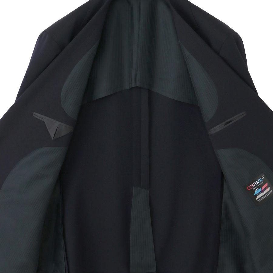 【洋服の青山】CONTROLα 温度調節 大きいサイズ ツーパンツ スーツ メンズ スタイリッシュ 春夏秋冬 ネイビー 紺 2パンツ 洗える ストレッチ 動きやすい 通勤の画像