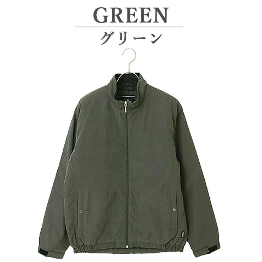 AOYAMA 【洋服の青山】メンズ ブルゾン ネイビー 紺 グリーン 緑