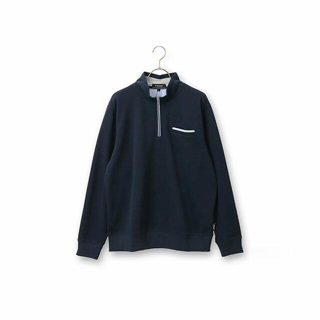 AOYAMA 【洋服の青山】ハーフジップ トレーナー メンズ 春夏 秋冬