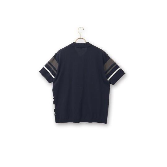 AOYAMA 【洋服の青山】 日本製 ニットポロシャツ 半袖 メンズ 春夏