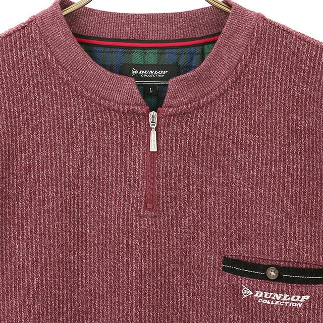 AOYAMA 【洋服の青山】DUNLOP ダンロップ 裏起毛ショートジップ