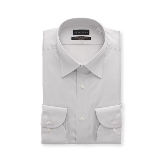 フレッシャーズ必見‼︎メンズカッターシャツ AOYAMA 【洋服の青山】オールシーズン グレー ワイシャツ カッター