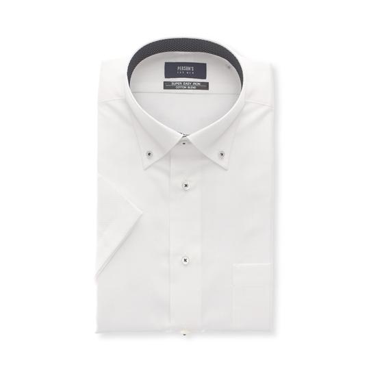 AOYAMA 【洋服の青山】ワイシャツ 半袖 メンズ スリム 盛夏用 ホワイト