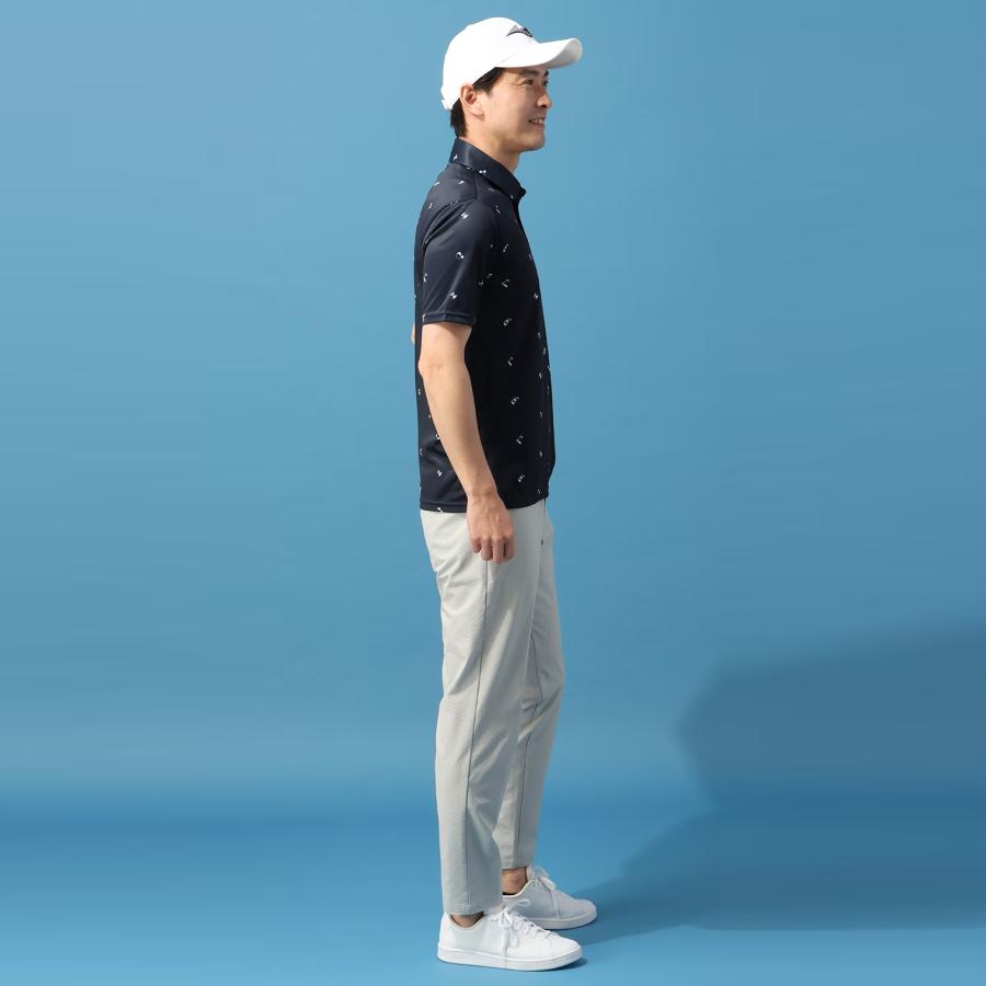 AOYAMA 【洋服の青山】ポロシャツ メンズ 半袖 春夏 ネイビー 紺