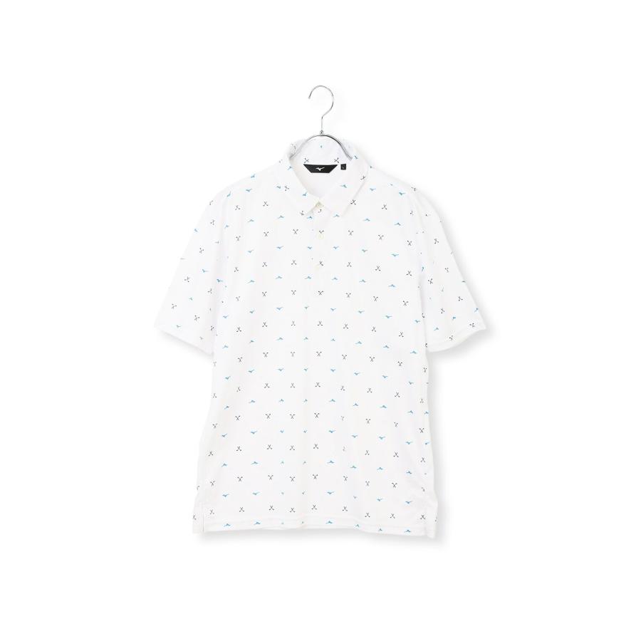 AOYAMA 【洋服の青山】ゴルフウェア 春夏用 ホワイト系 クラブ柄