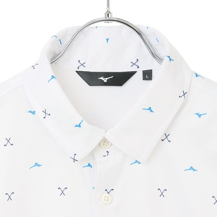 AOYAMA 【洋服の青山】ゴルフウェア 春夏用 ホワイト系 クラブ柄