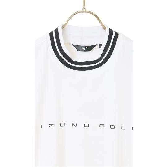 AOYAMA 【洋服の青山】モックネック シャツ メンズ 秋冬用 ホワイト系