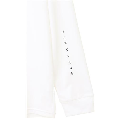 AOYAMA 【洋服の青山】モックネック シャツ メンズ 秋冬用 ホワイト系
