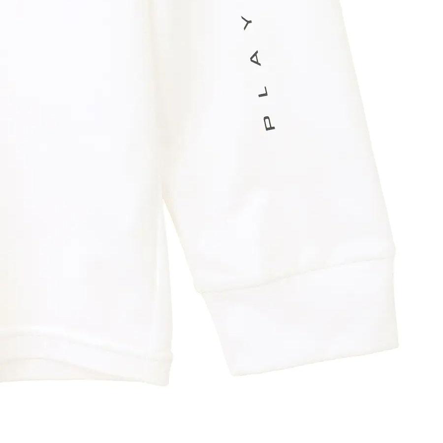 AOYAMA 【洋服の青山】モックネック シャツ メンズ 秋冬用 ホワイト系