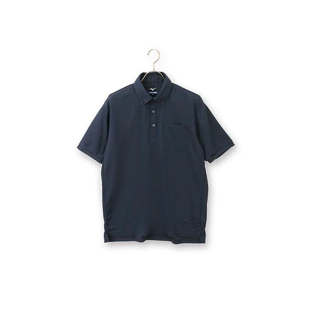 AOYAMA 【洋服の青山】ミズノ ポロシャツ 半袖 メンズ 春夏用 ボタン