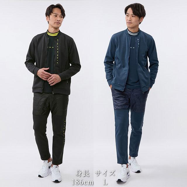AOYAMA 【洋服の青山】冬ゴルフ アウター 裏起毛 ブルゾン メンズ 秋冬