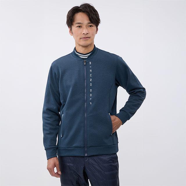 AOYAMA 【洋服の青山】冬ゴルフ アウター 裏起毛 ブルゾン メンズ 秋冬