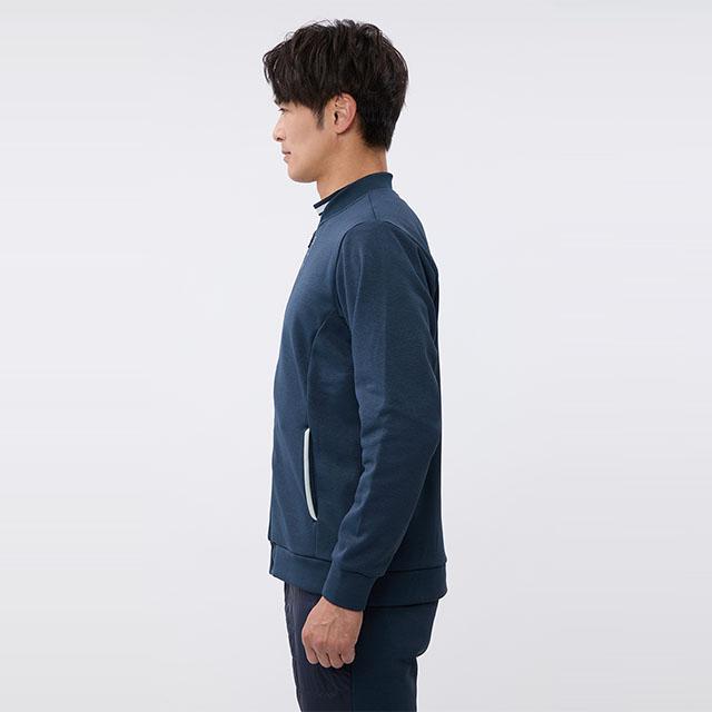AOYAMA 【洋服の青山】冬ゴルフ アウター 裏起毛 ブルゾン メンズ 秋冬
