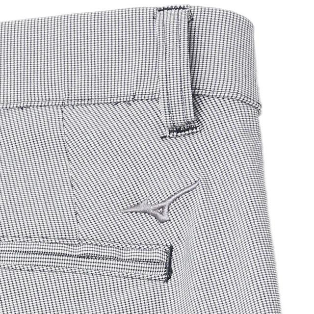 【洋服の青山】裾上げ済み ミズノ とにかく 涼しい パンツ メンズ スリム 春夏用 ブルーグレー テーパードパンツ ワンタック 洗える 動きやすい ひんやり 冷たい