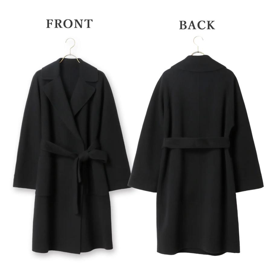 AOYAMA 【洋服の青山】軽くて暖かい ガウン風リバーコート チェスター