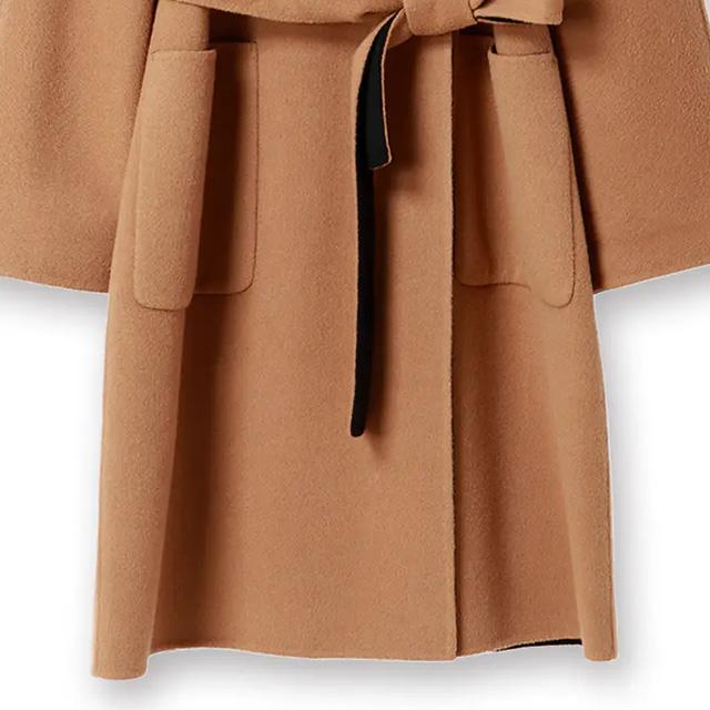 AOYAMA 【洋服の青山】軽くて暖かい ガウン風リバーコート チェスター