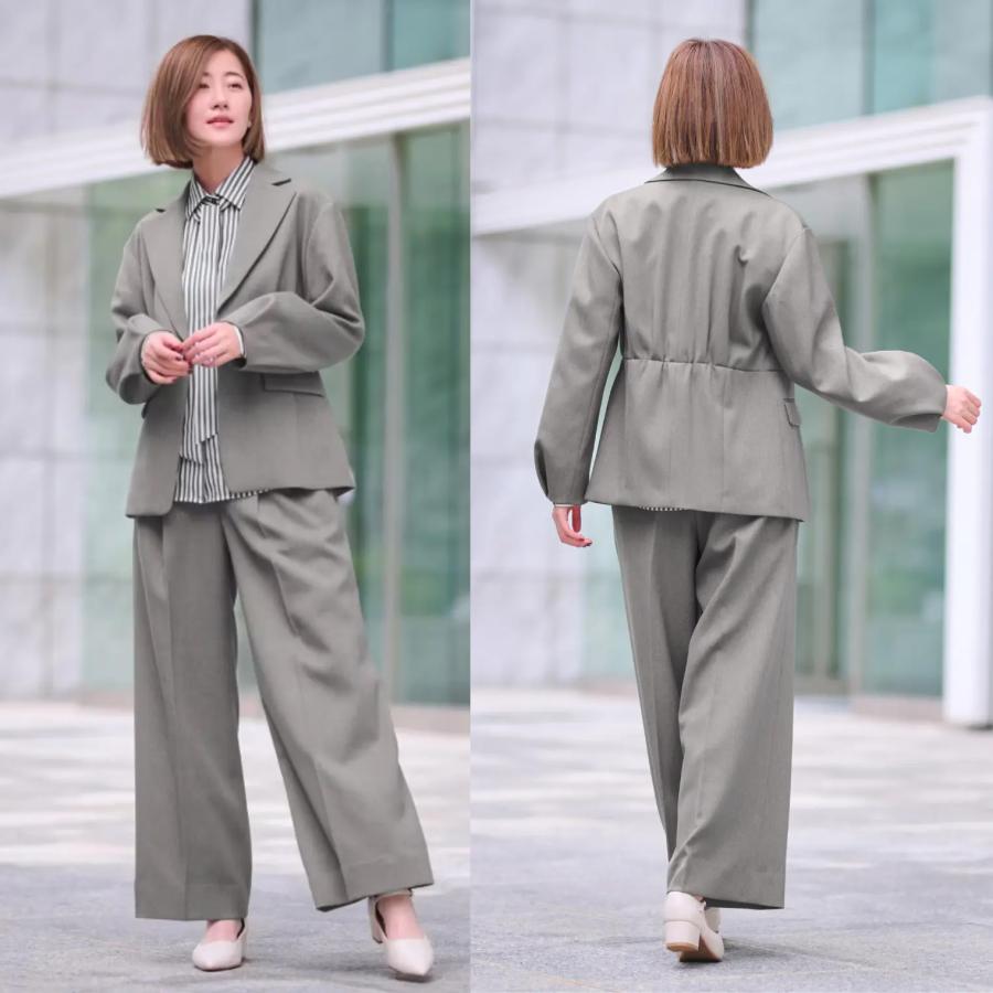 AOYAMA 【洋服の青山】 SJK オールシーズン用 グレー系 ウエスト