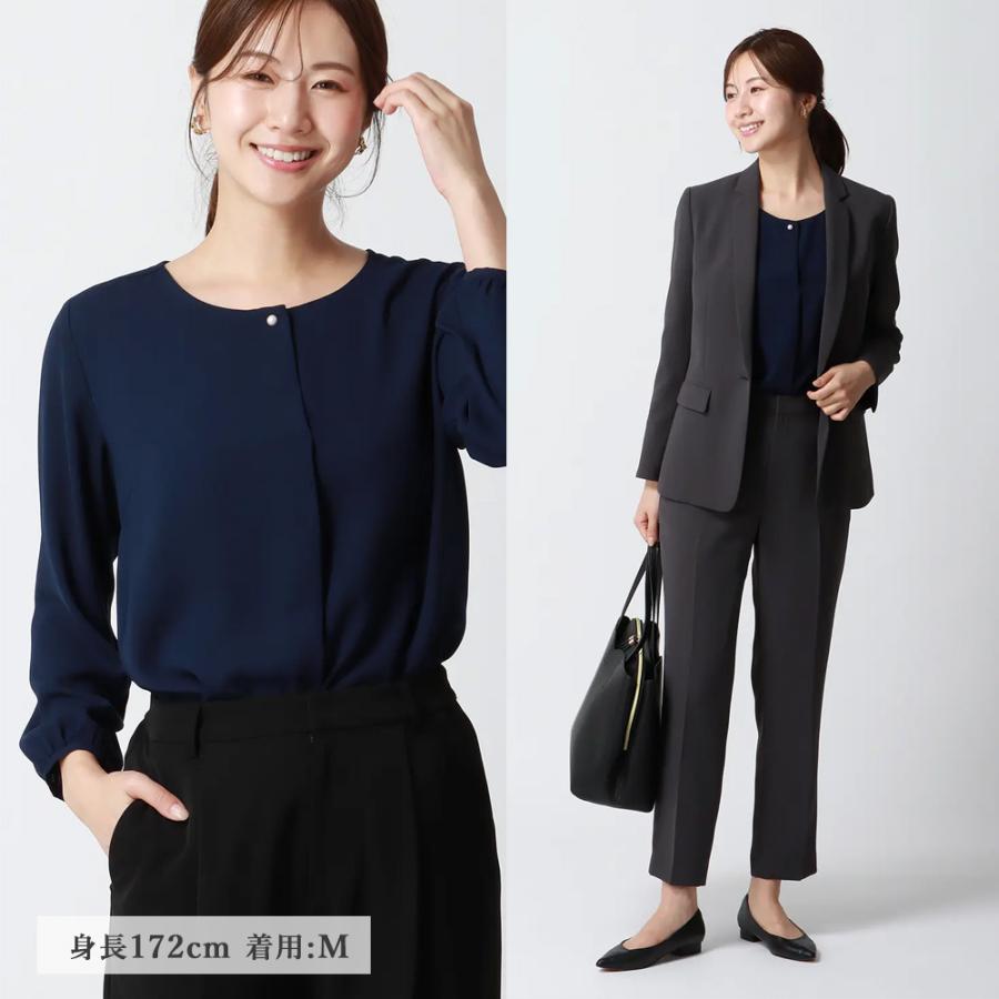AOYAMA 【洋服の青山】《最短当日発送》ブラウス 長袖 レディース 春夏