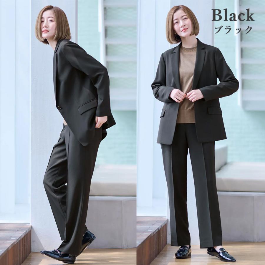 大きいサイズ 極美品 洗える 洋服の青山 ストレッチ パンツスーツ セットアップ 極美品！洋服の青山×I.M.G.N ウォッシャブルストレッチパンツスーツ7号