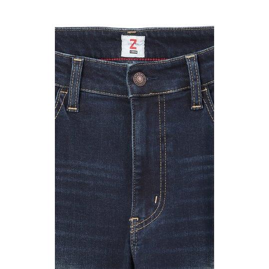 セットでお得　ジーンズ　紺 AOYAMA 【洋服の青山】メンズ ルーズ デニム ネイビー 紺 リサイクル糸