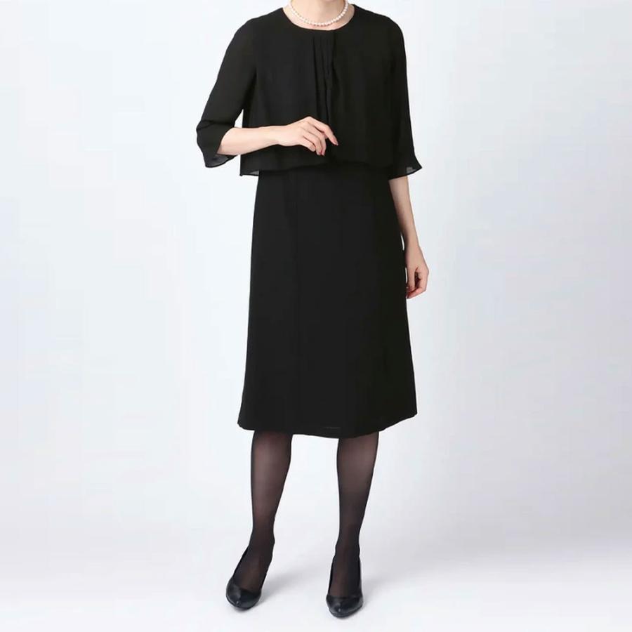 AOYAMA 【洋服の青山】洗える 喪服 礼服 2点セット アンサンブル