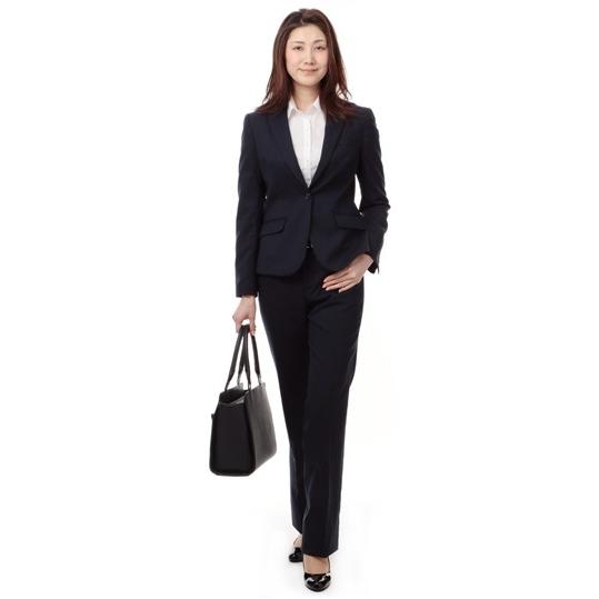 オールシーズン用 ネイビー系 ウォッシャブル ストレッチ セット着用可 1ボタンジャケット I M G N 洋服の青山plus 通販 Paypayモール