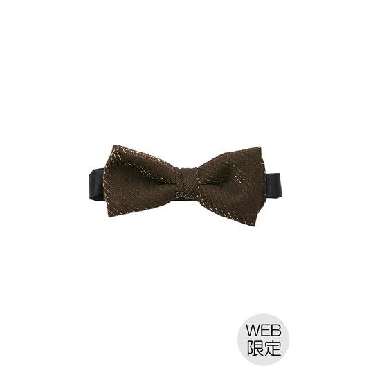 AOYAMA 【洋服の青山】ブラウン系 蝶ネクタイ メンズ ストライプ 結婚