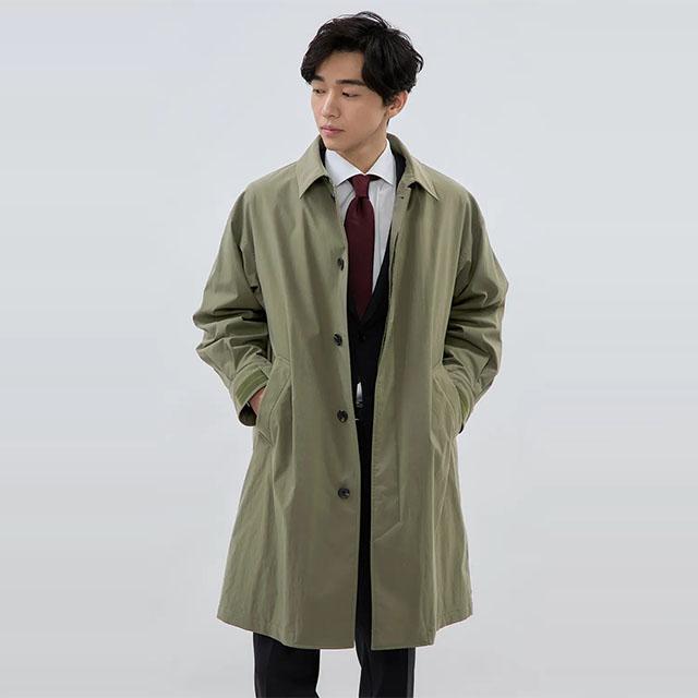 AOYAMA 【洋服の青山】あったかい ステンカラーコート メンズ 秋冬用