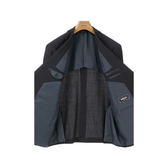 【洋服の青山】メンズ ストレッチ 安い 春夏用 ネイビー系 【撥水・撥油】【形状記憶】【ツーパンツ】スタンダードスーツ(キングトール) REGAL|洋服の青山PLUS|02