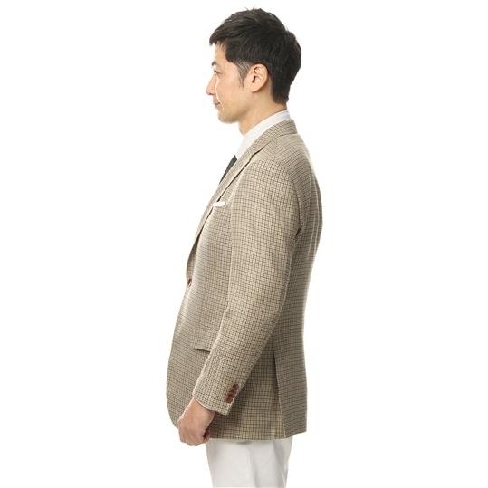 洋服の青山 メンズ 春 夏用 ベージュ系 プレミアム 伊 イートーマス ウール シルク リネン混 スタンダードジャケット Savile Row 洋服の青山plus 通販 Paypayモール