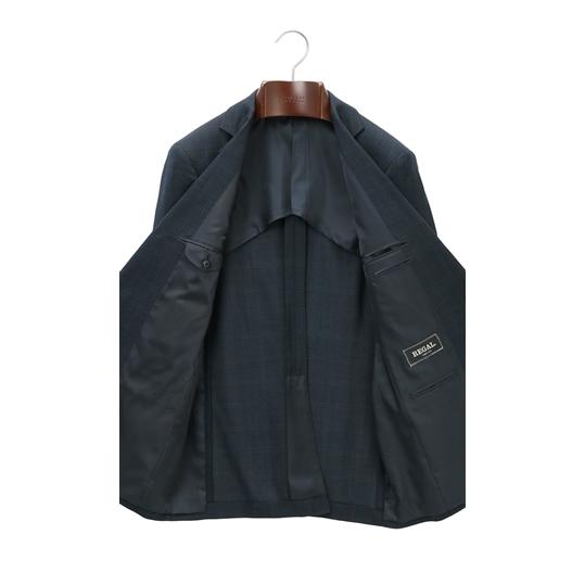 AOYAMA 【洋服の青山】春夏用 ネイビー系 スタンダードジャケット 