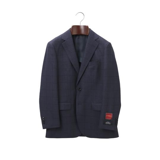 【洋服の青山】メンズ 春 40代 50代 ビジネス 春夏用 ネイビー系 スタンダードジャケット【E・THOMAS】 Savile Row