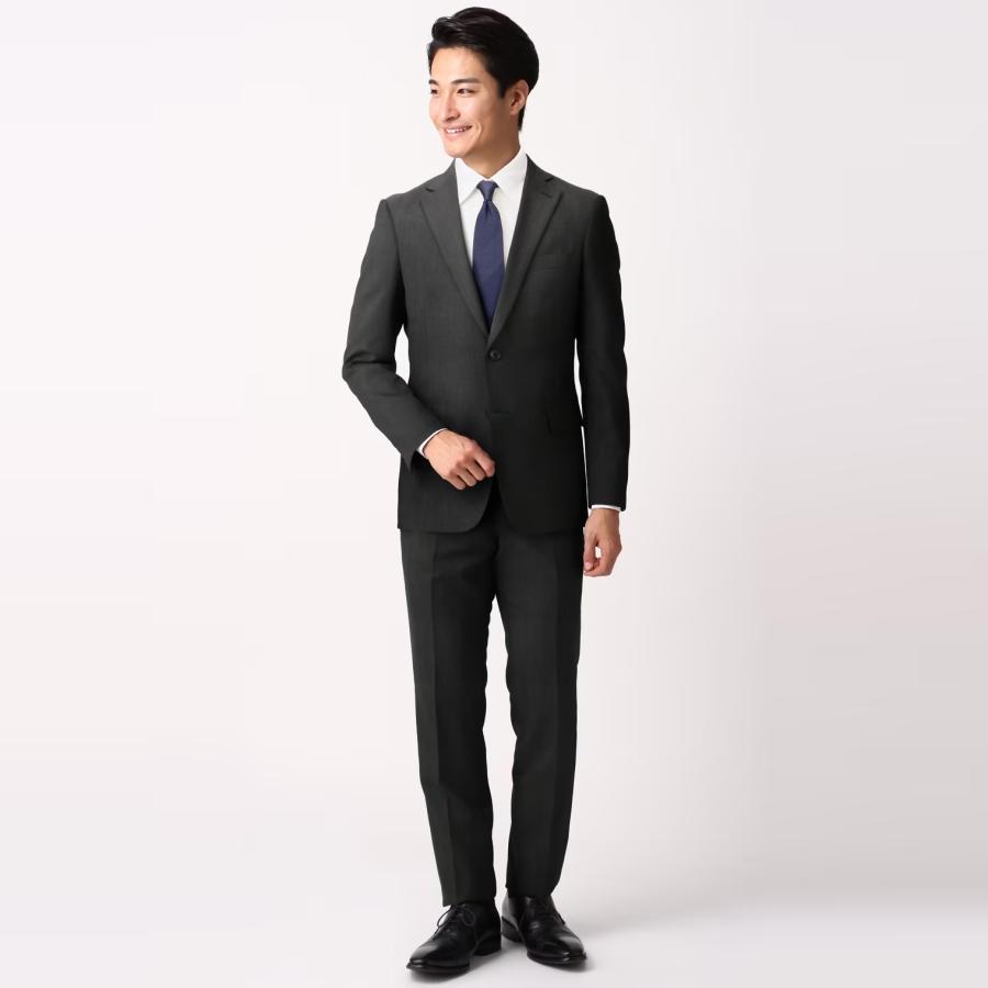 美品 MODA RITORNO モーダ リトルノ 3ピース スーツ グレー S AOYAMA 【洋服の青山】春夏 グレー系 スタイリッシュスーツ