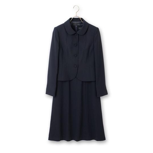 【美品】130 MIKIHOUSE アンサンブル ワンピース ジャケット 受験 AOYAMA 【洋服の青山】お受験対応 アンサンブル ショールカラー