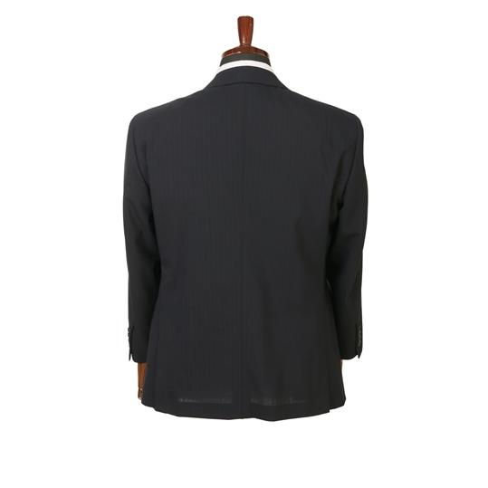 【美品】自由区 ウォッシャブルスーツ 44 ネイビー　XL 大きいサイズ 美品】自由区 ウォッシャブルスーツ 44 ネイビー XL 大きい