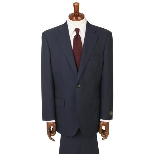 ORIHICA　男性スーツ上下セットAB4 紺色ストライプ AOYAMA 【洋服の青山】メンズ ネイビー ストライプ プレミアム